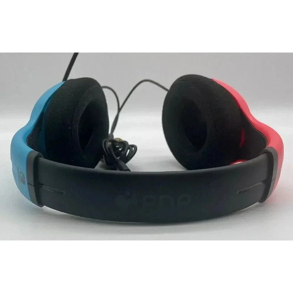 PDP Gaming Airlite Stereo Wired Headset For Nintendo Switch Neon Red Blue Tested - Picture 4 of 14